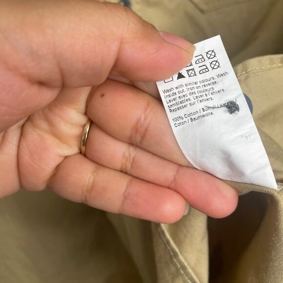 River Island Mens Shirt Size L  Brown Short Sleeve Button Down Collared Casual - Picture 11 of 13